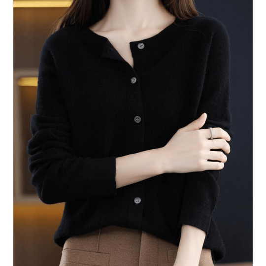 R&B | Cardigan mit Knöpfen Zeitloses Sweatshirt