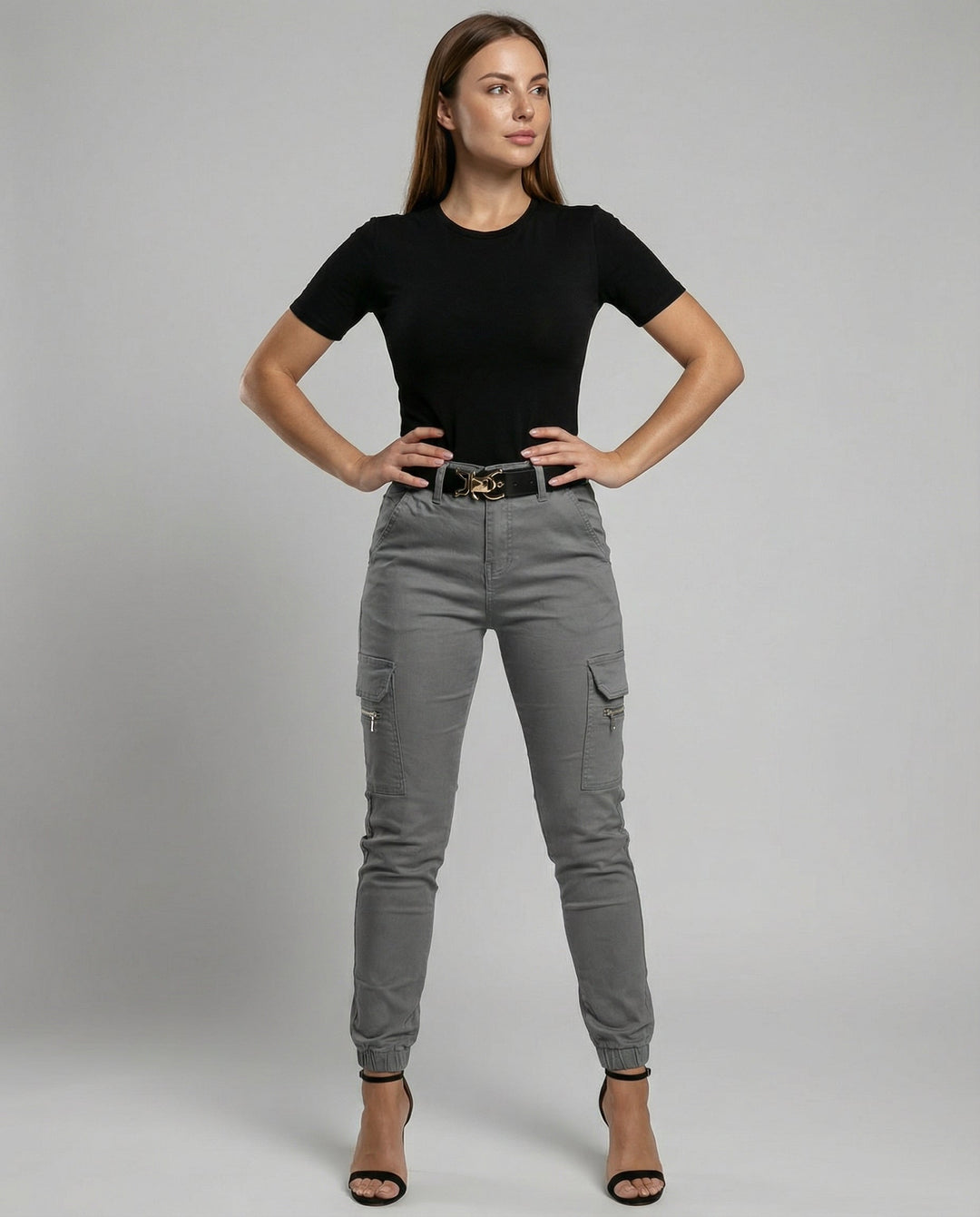 Damen Cargo-Jeans Komfort | R&B