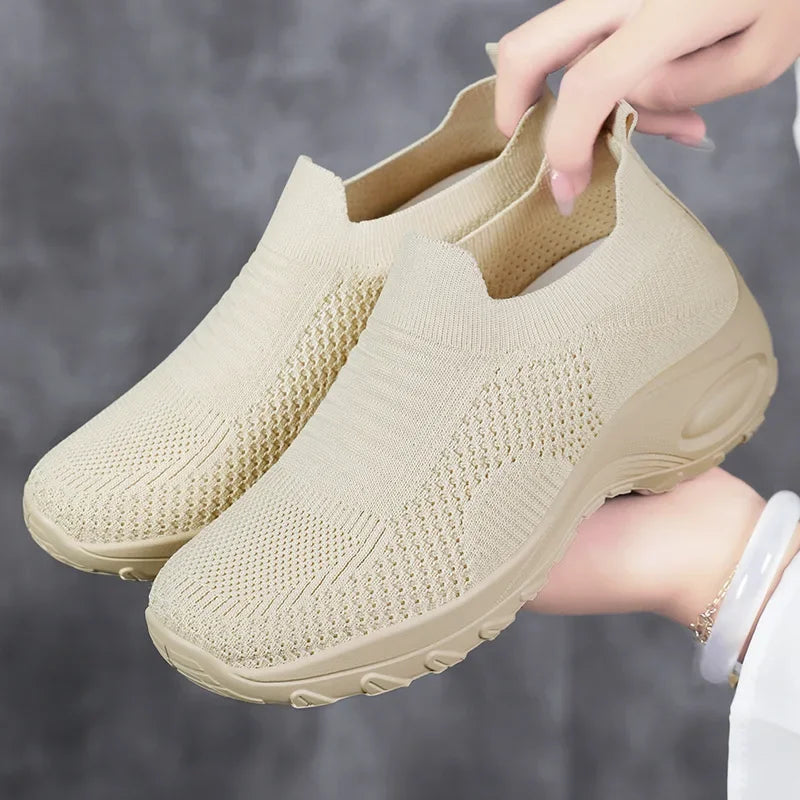 Damen Freizeitschuhe Atmungsaktives Mesh Sommer Bequem R&B