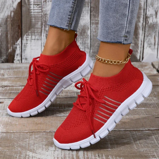Frauen Freizeit Sneaker Atmungsaktives Netz R&B