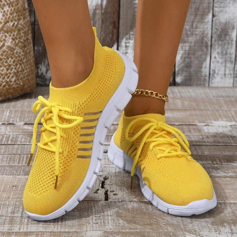 Frauen Freizeit Sneaker Atmungsaktives Netz R&B