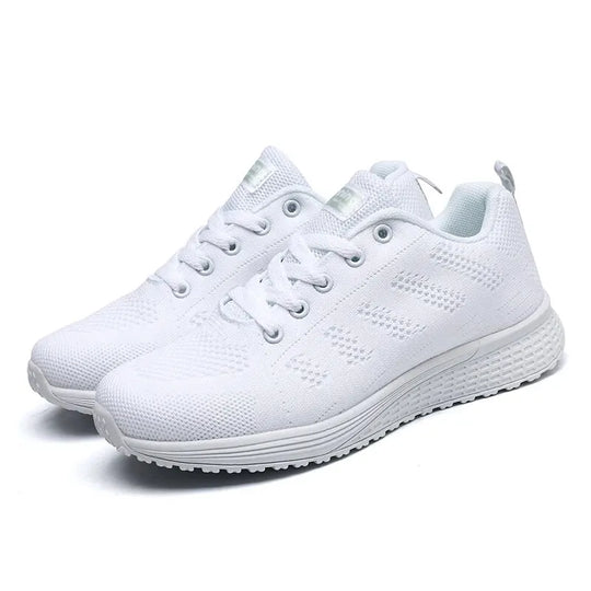 Damen Freizeit Sneakers Atmungsaktive Netz Gehschuhe R&B