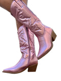 Damen Cowboy Stiefel Metallic Carina R&B