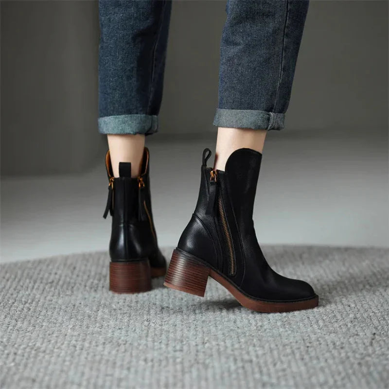 R&B | Stiefeletten mit Blockabsatz Modische Schuhe