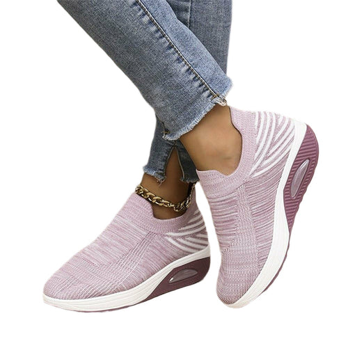 Damen Slip-On Sneaker Mesh und Air Heel R&B