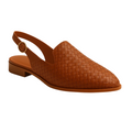 Damen Slip-Ons Geflochtenes Design Offene Ferse R&B