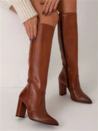 Damenstiefel Eleganter Stil Synthetisches Leder R&B