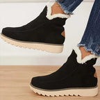 Damenstiefel Plüsch Schaffell Stylisch Bequem R&B