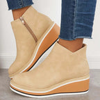 Damen Lederstiefel mit warmer Fütterung R&B