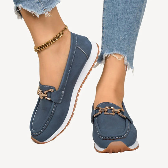 Damen Mokassin mit Kettendetail R&B