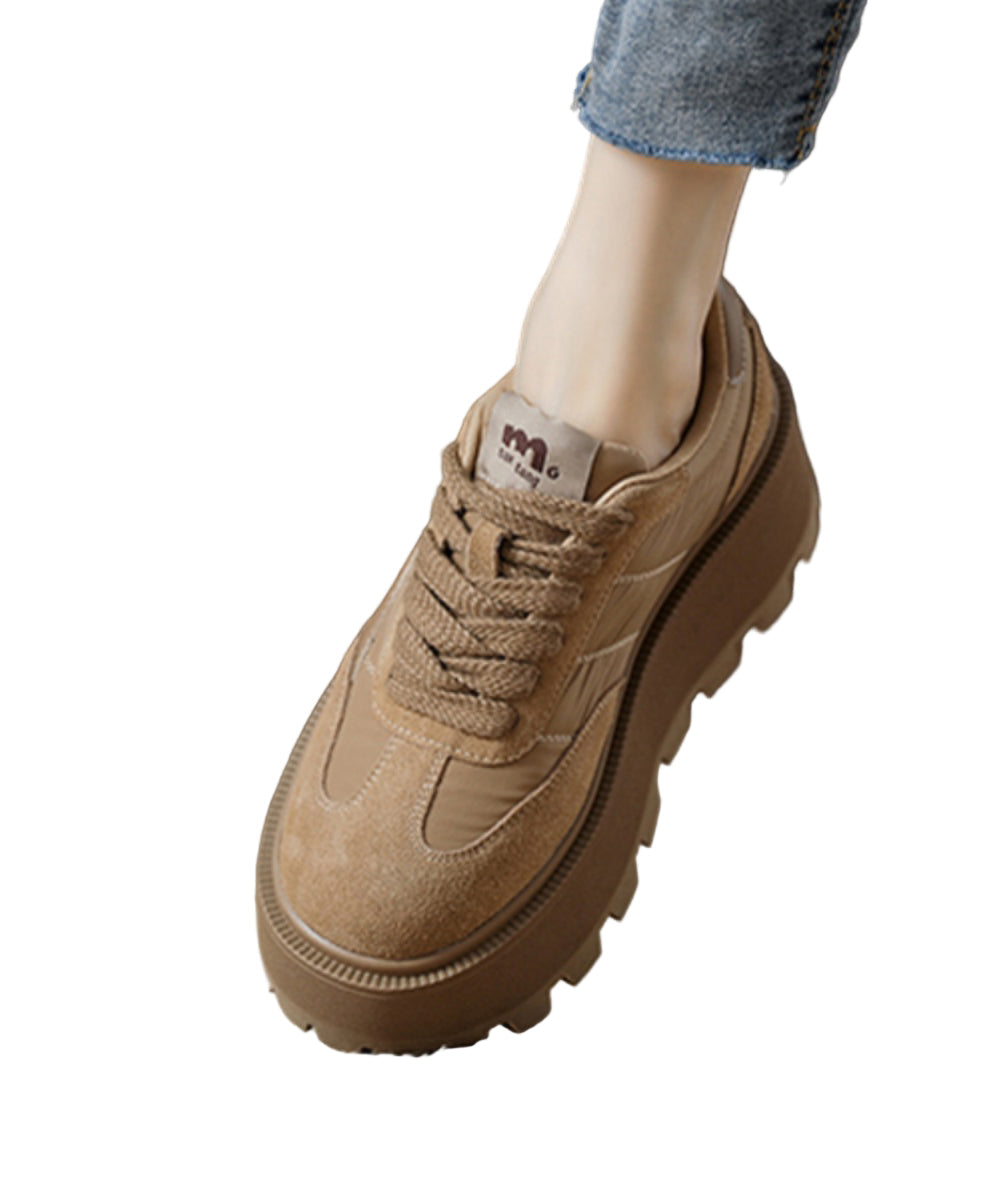 Damen Plattformschuhe Casual Heidi Mode