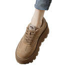 Damen Plattformschuhe Casual Heidi Mode