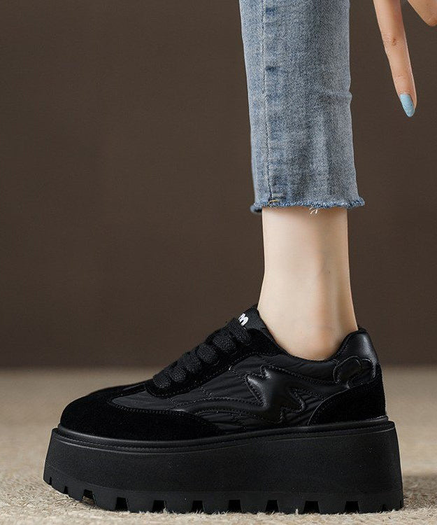 Damen Plattformschuhe Casual Heidi Mode