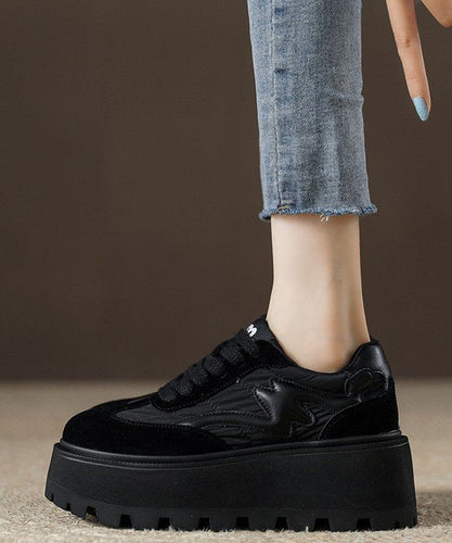 Damen Plattformschuhe Casual Heidi Mode