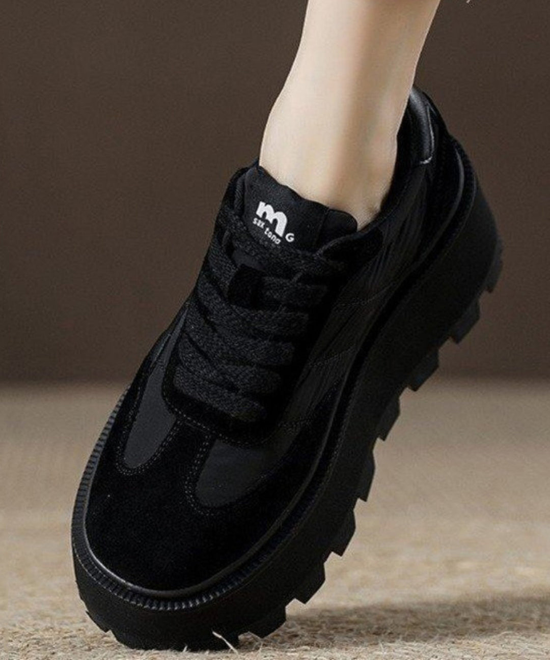 Damen Plattformschuhe Casual Heidi Mode