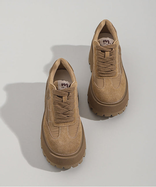Damen Plattformschuhe Casual Heidi Mode