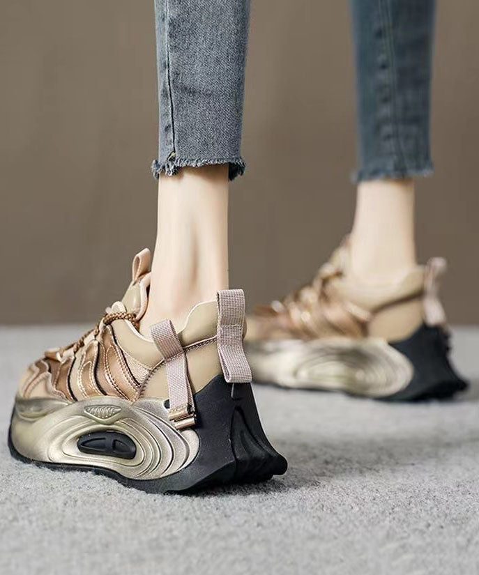 Damen Flache Schuhe mit Plattform Heidi Mode