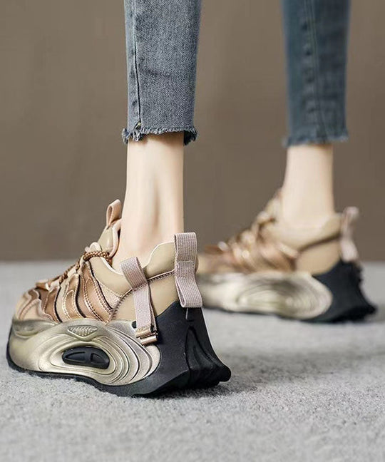 Damen Flache Schuhe mit Plattform Heidi Mode