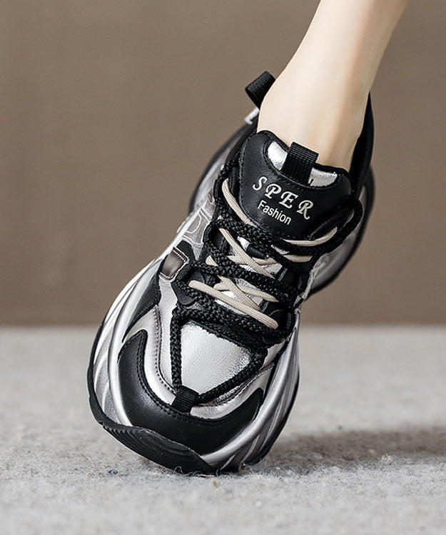 Damen Flache Schuhe mit Plattform Heidi Mode