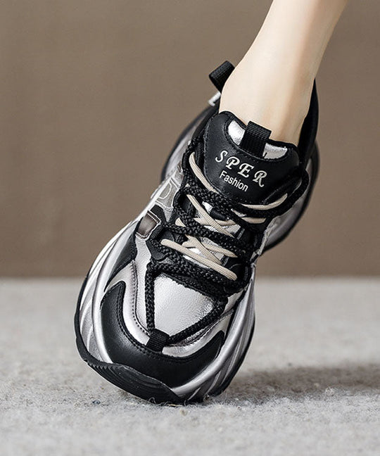 Damen Flache Schuhe mit Plattform Heidi Mode