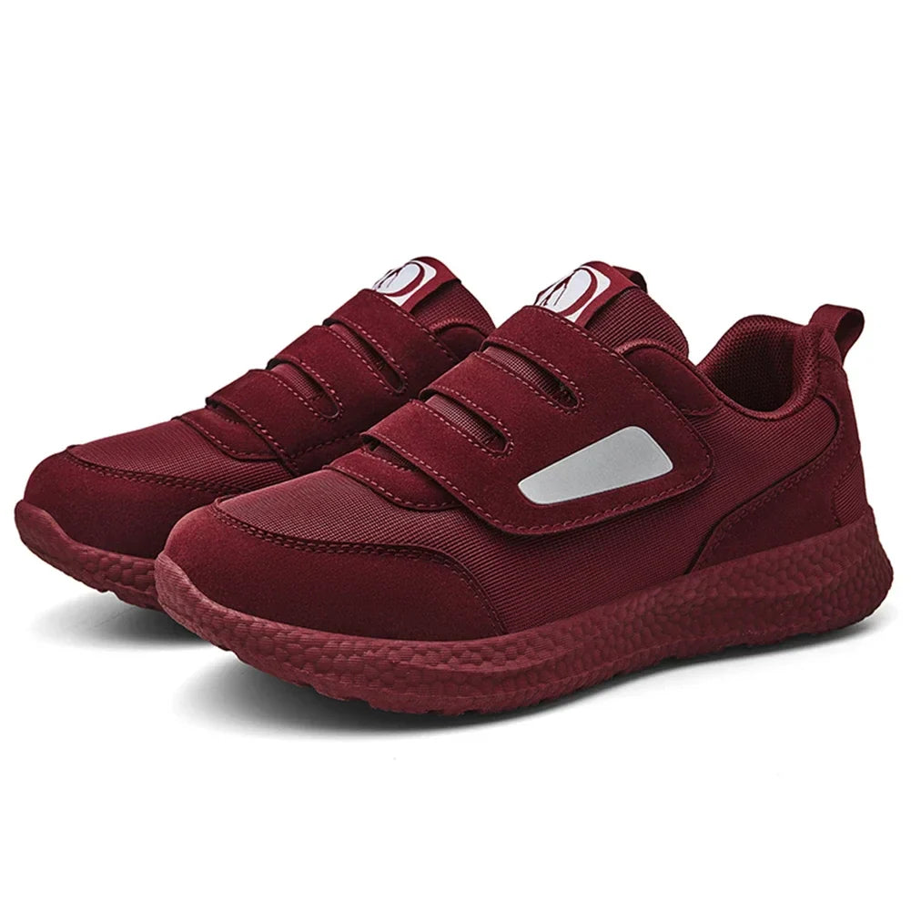 Damen Slip-On Orthopädische Schuhe mit Klettverschluss für bequemes Gehen R&B