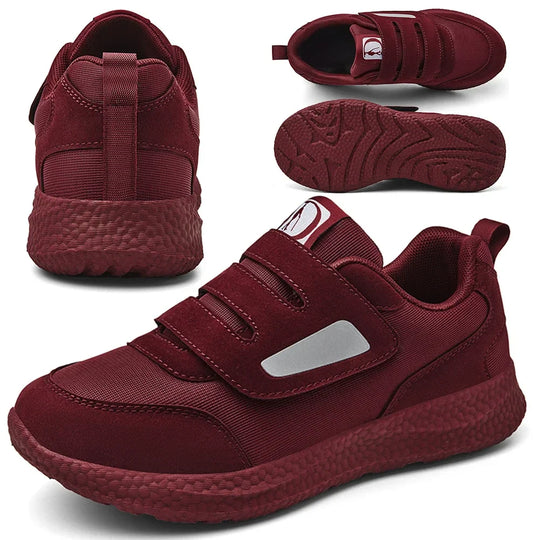Damen Slip-On Orthopädische Schuhe mit Klettverschluss für bequemes Gehen R&B