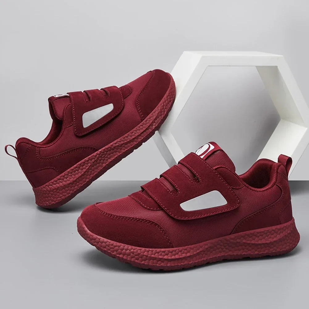 Damen Slip-On Orthopädische Schuhe mit Klettverschluss für bequemes Gehen R&B
