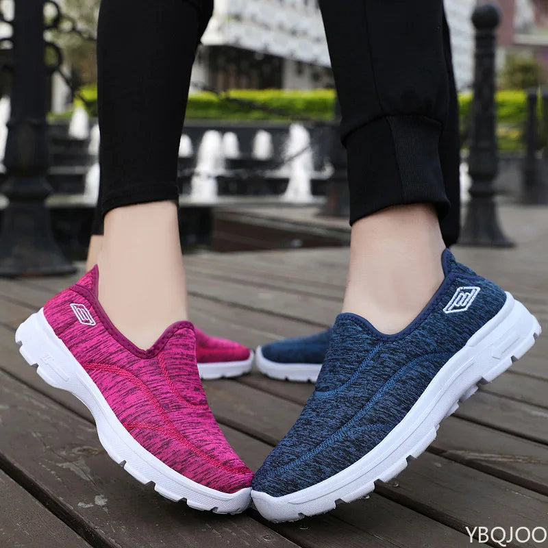 Damen Sneakers Atmungsaktive Casual Komfortschuhe R&B