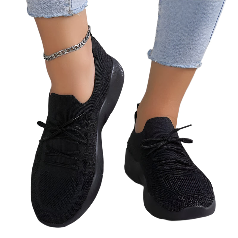 Damen Sneaker Atmungsaktives Mesh Casual Komfortschuhe R&B