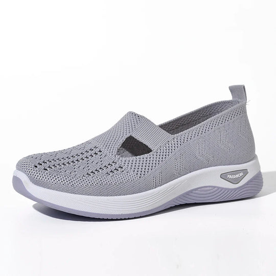 Damen Sneakers Atmungsaktive Netz Freizeit Schuhe Rutschfeste Flache Geflochtene Schuhe R&B