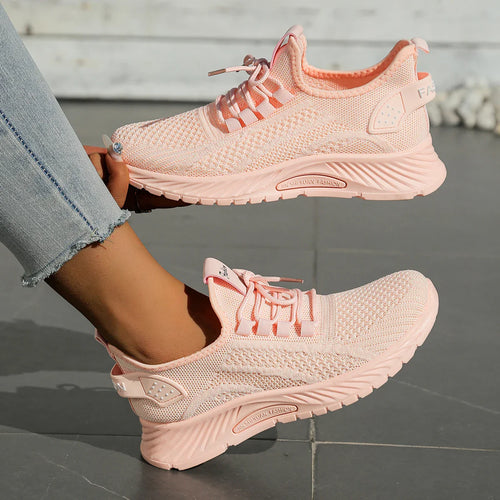 Damen Sneakers Freizeit Mode Sportlich Weben R&B