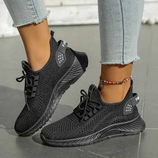 Damen Sneakers Freizeit Mode Sportlich Weben R&B