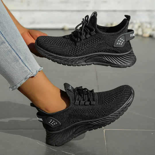 Damen Sneakers Freizeit Mode Sportlich Weben R&B