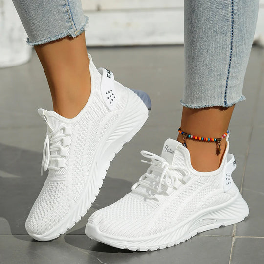 Damen Sneakers Freizeit Mode Sportlich Weben R&B