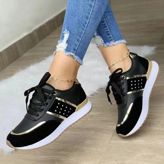 Damen Sneaker Casual PU-Leder R&B
