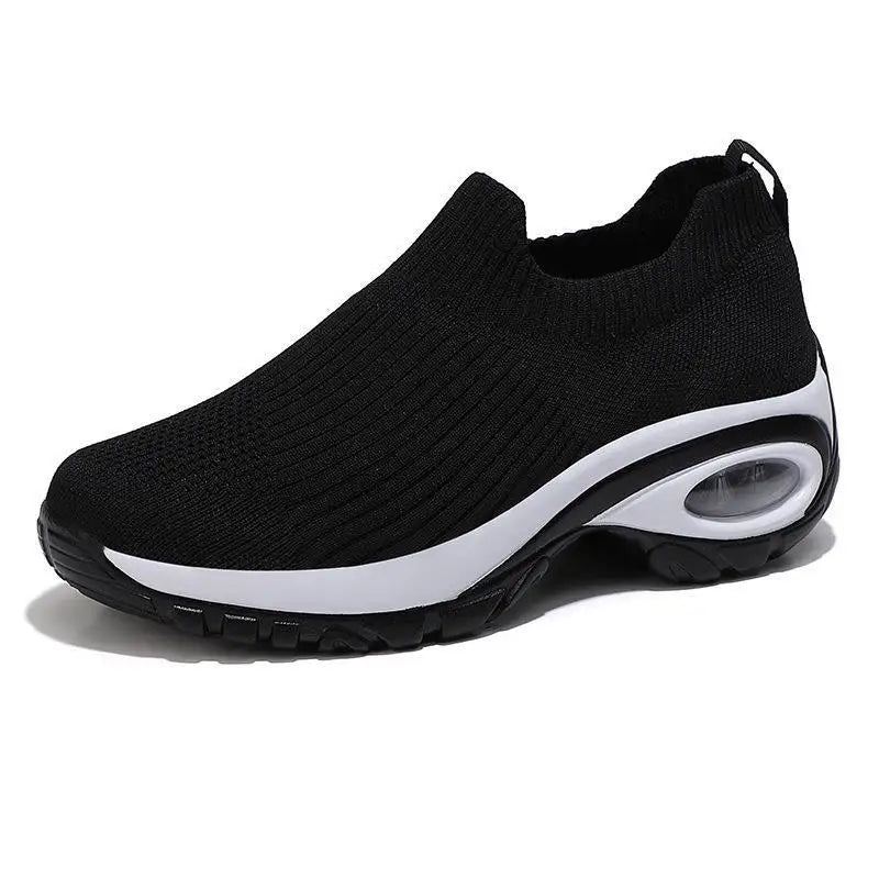 Damen Sneakers Casual Sport Atmungsaktive Wedge Plattform Schuhe R&B