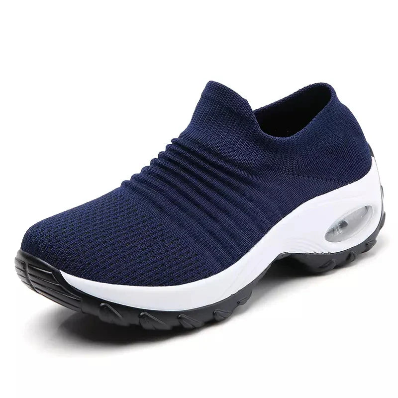 Damen Sneakers Freizeit Sport Socken Mit Dicke Sohle R&B