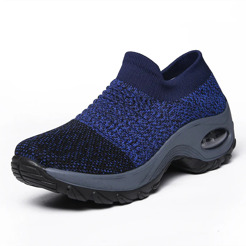 Damen Sneakers Freizeit Sport Socken Mit Dicke Sohle R&B