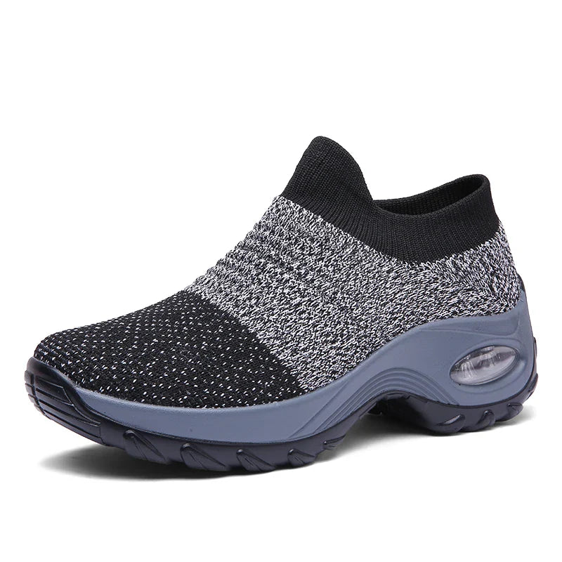Damen Sneakers Freizeit Sport Socken Mit Dicke Sohle R&B