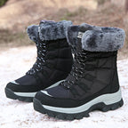 Damen Schnee Boots Gefüttert Wasserabweisend Mit Robuster Sohle R&B