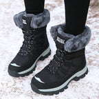 Damen Schnee Boots Gefüttert Wasserabweisend Mit Robuster Sohle R&B