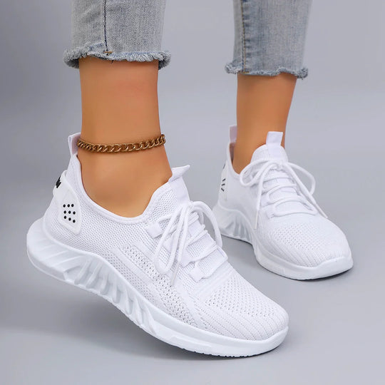 Damen Sportschuhe Schnürung Atmungsaktiv Leicht Gewöhnlich R&B