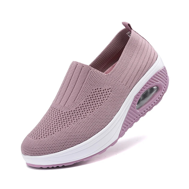 Damen Wanderschuhe Freizeit Atmungsaktiv Mesh Rutschfest R&B