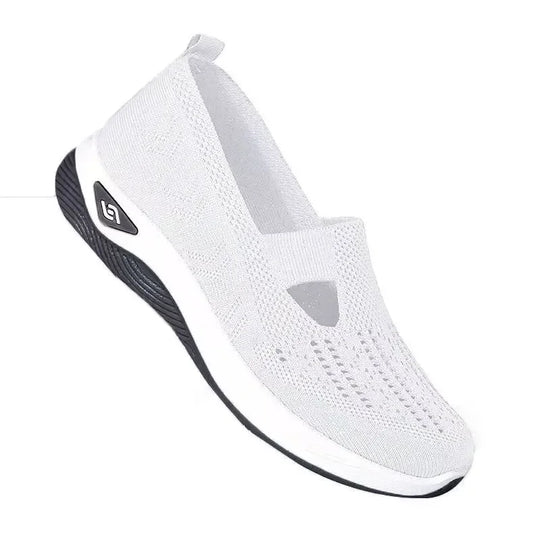 Damen Gehschuhe Slip-On Atmungsaktiv Textil mit Memory Foam R&B