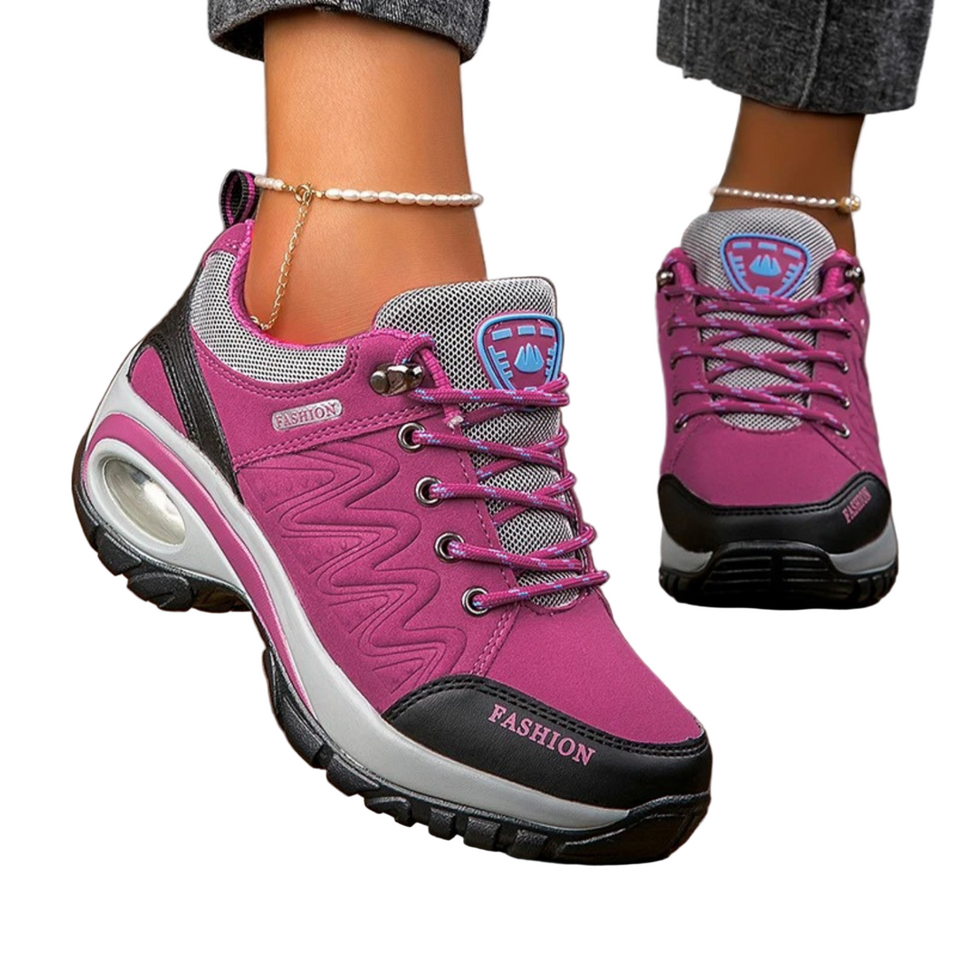 Damen Wanderschuhe Wasserdicht Mit Lebhaften Farben für Bequemes Gehen R&B