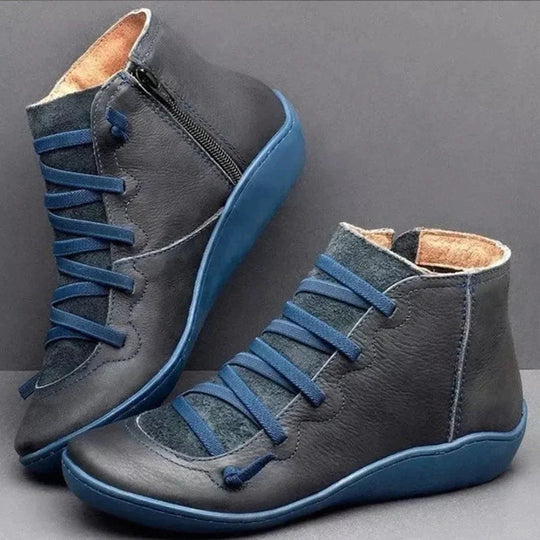 Damen wasserfeste Stiefel mit bequemen Einlegesohlen aus Synthetik R&B