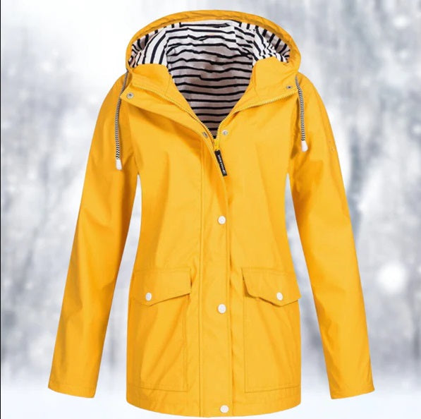 R&B | Wasserdichte Regenjacke mit Kapuze - Funktionale Außenkleidung