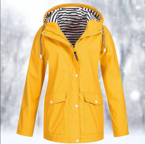 R&B | Wasserdichte Regenjacke mit Kapuze - Funktionale Außenkleidung