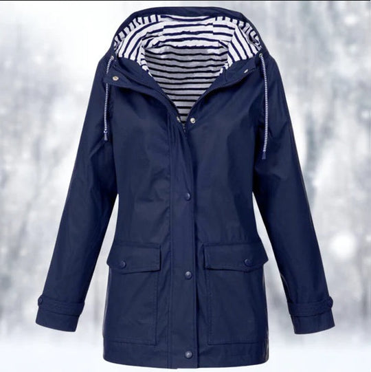 R&B | Wasserdichte Regenjacke mit Kapuze - Funktionale Außenkleidung