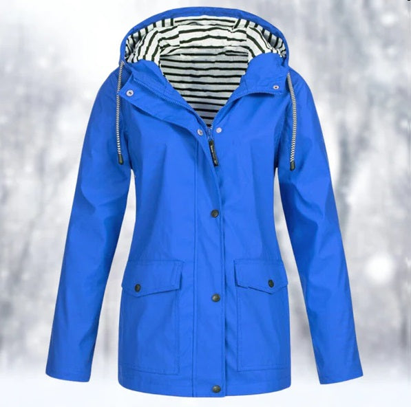 R&B | Wasserdichte Regenjacke mit Kapuze - Funktionale Außenkleidung